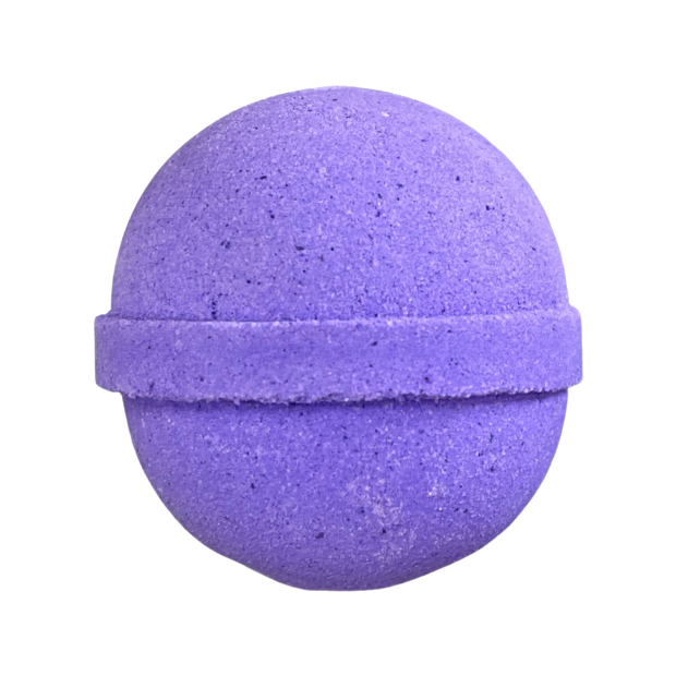 Bombe de bain XXL - Cœur violet et bleu à paillette - Bichy